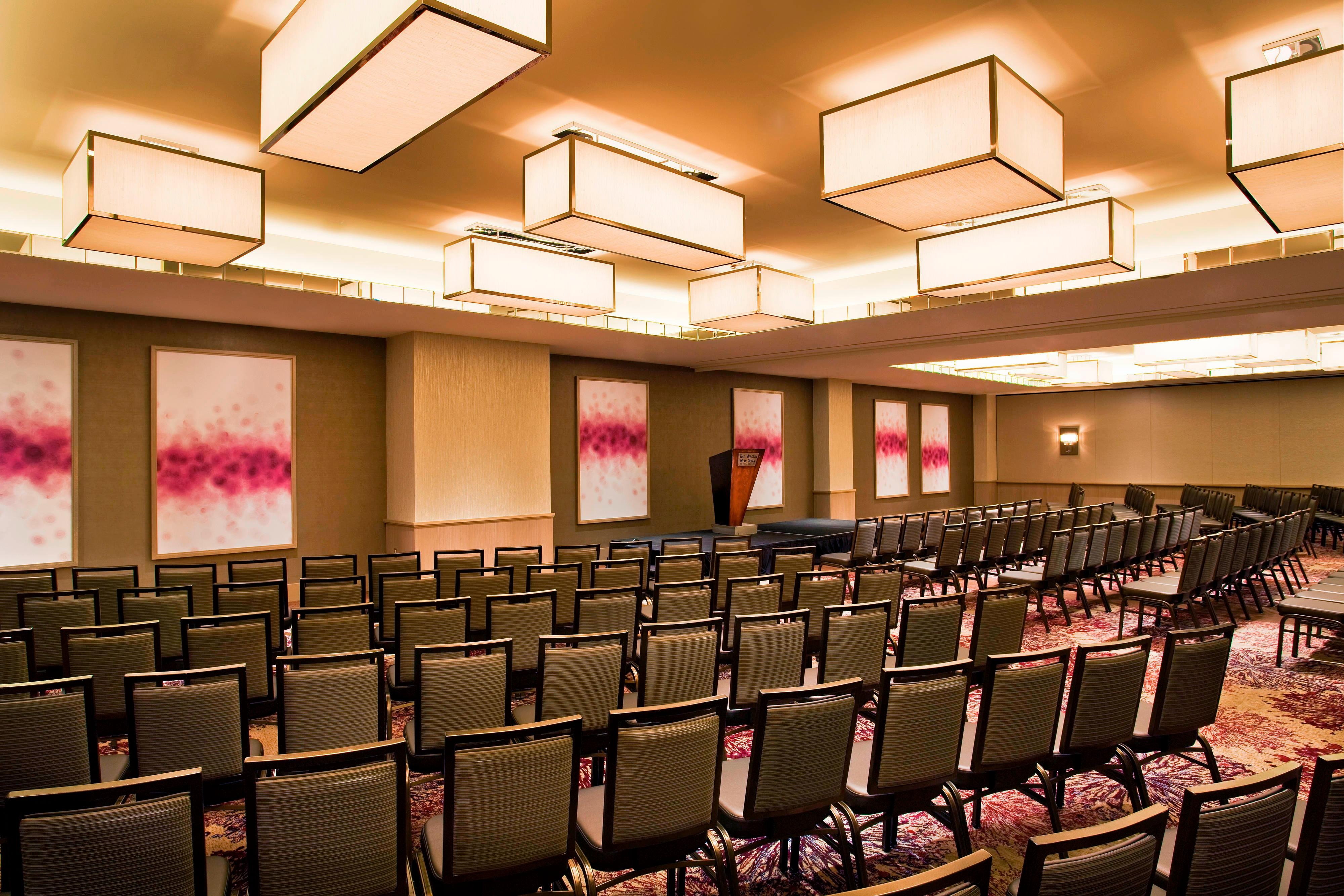 The Gershwin Room at the New York Marriott Marquis, where the event was held