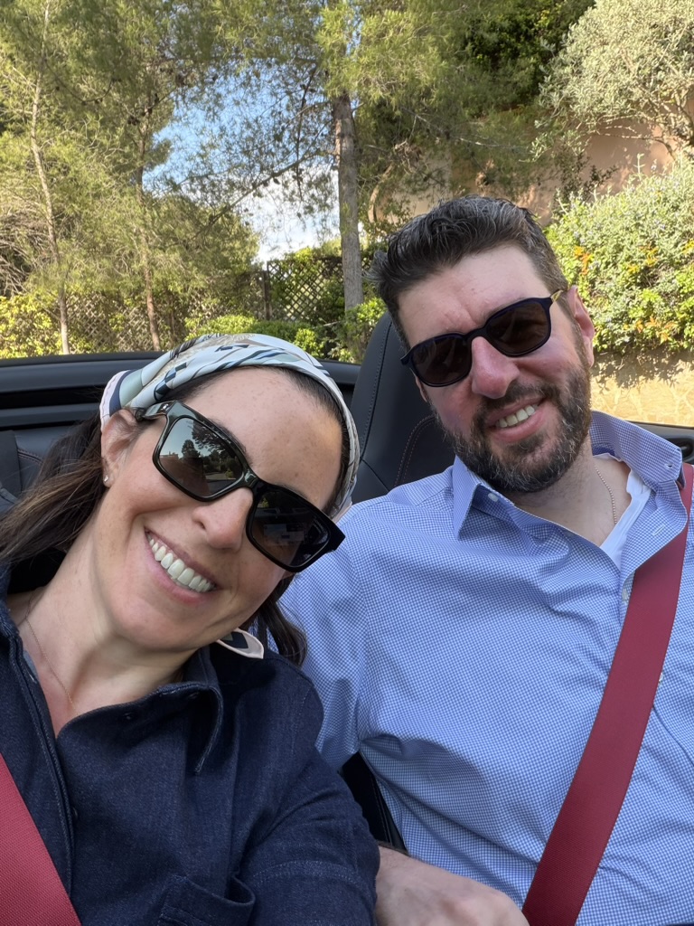 Top down, leaving Cap-Ferrat