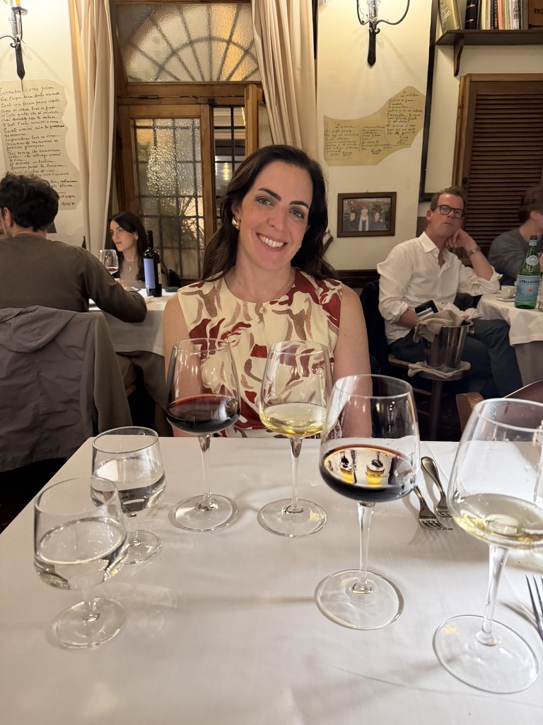 Tasting menu and wine pairing at Taverna Trilussa