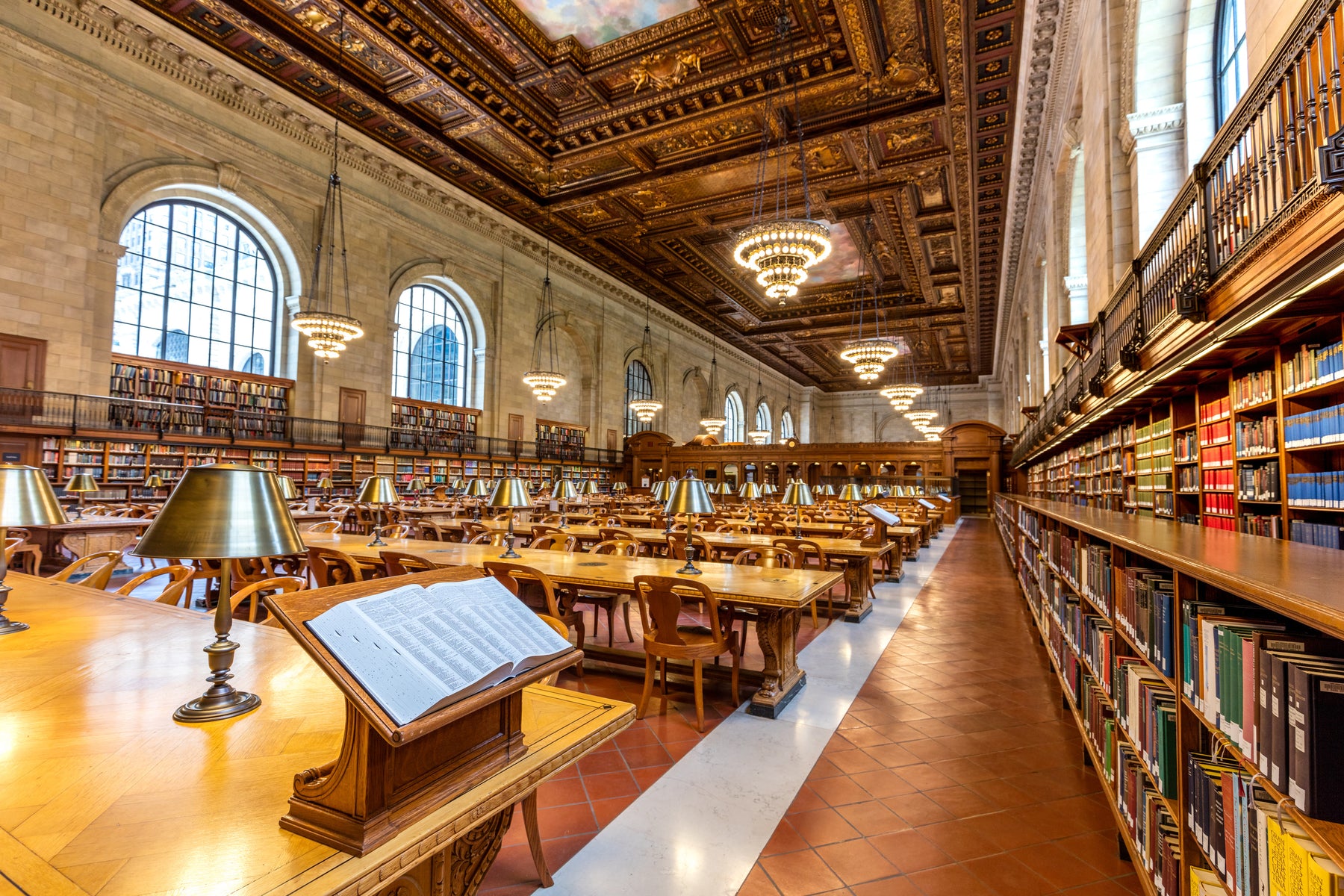 The Rose Reading Room at the New York Public Library